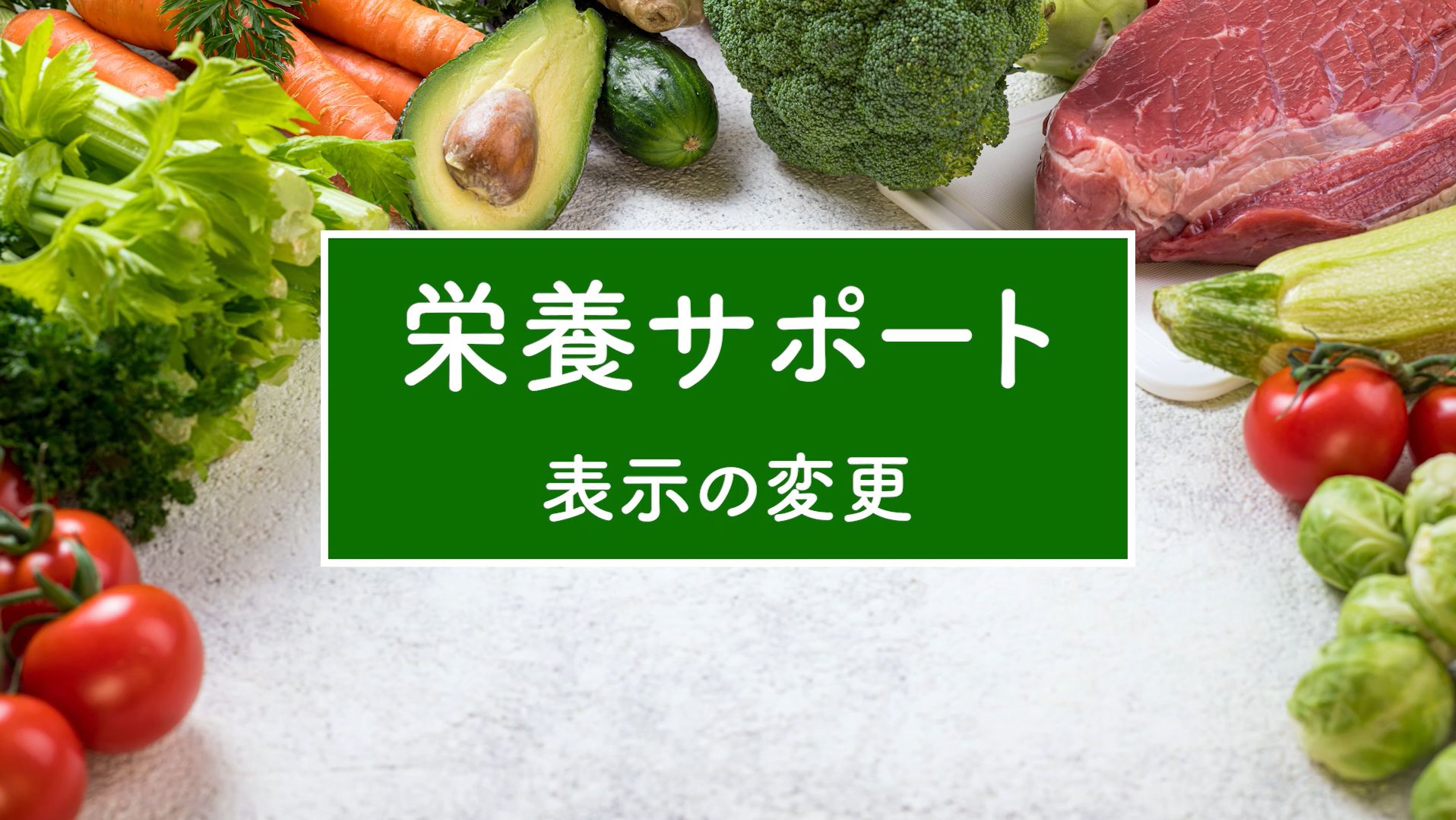 表示の変更